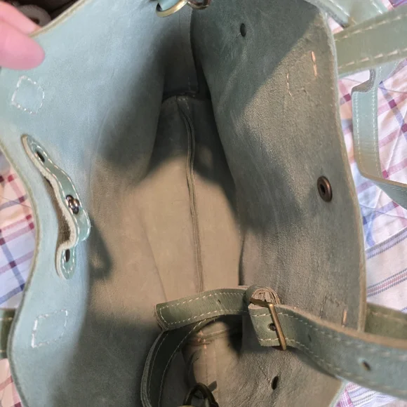 Portland Leather Cucumber Mini Crossbody - Picture 4 of 5